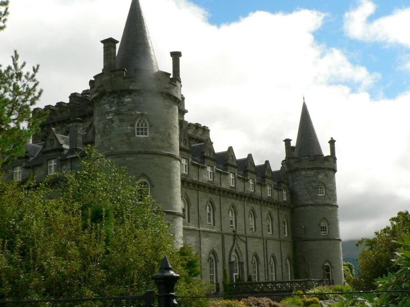 Castle with Stone Towers — Gray