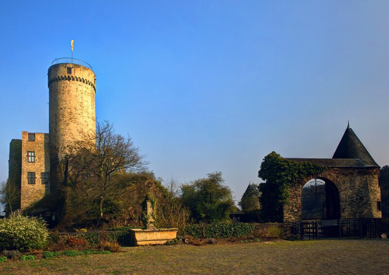 Castle with tower and gate
