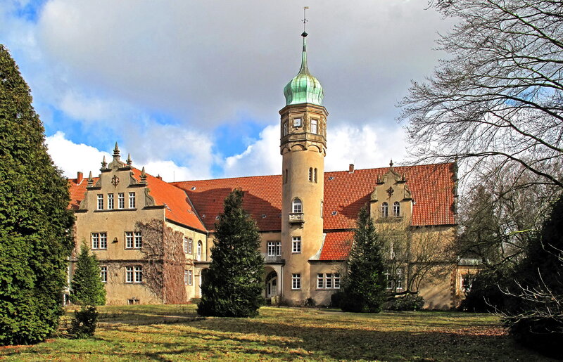 Castle with Tower — Brown, Serene, Autumn