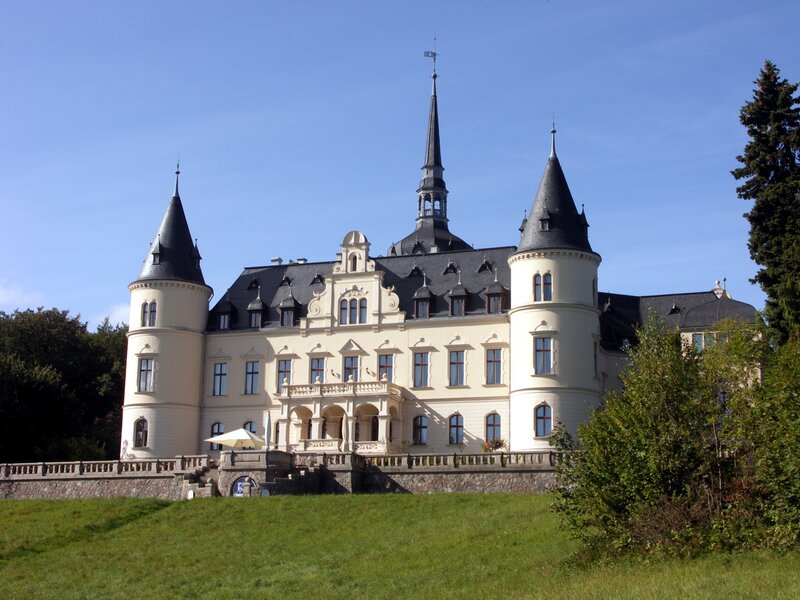 Castle with Turrets — White
