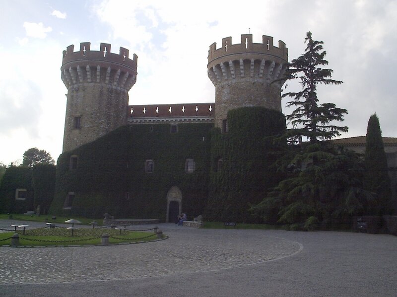 Castle with Two Towers — Green