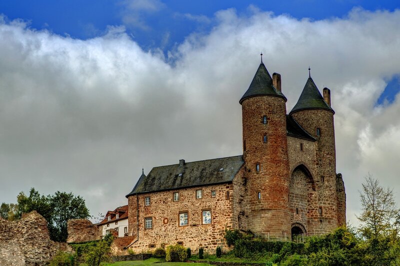 Castle with Two Towers