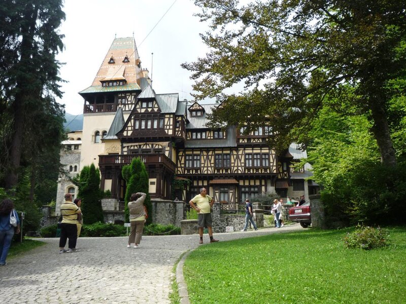 Castle with Visitors