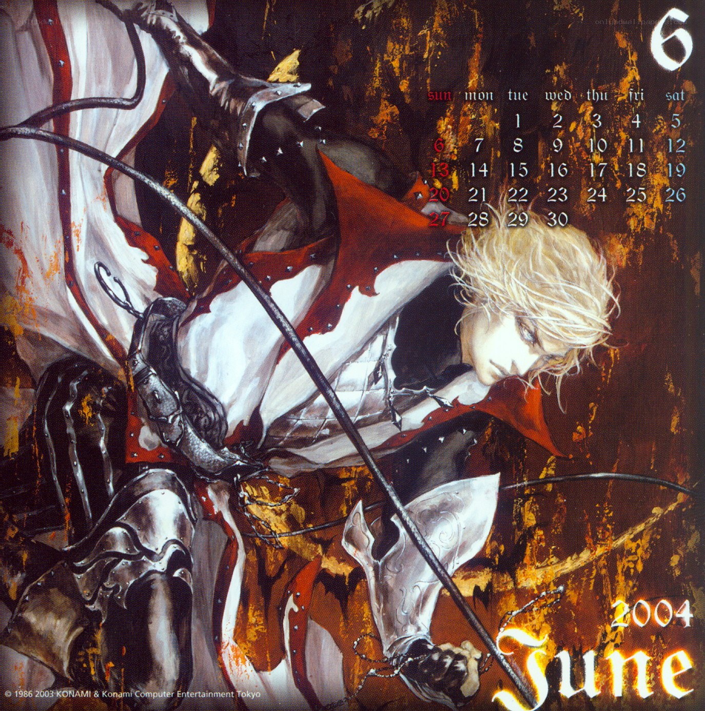 Castlevania calendar art