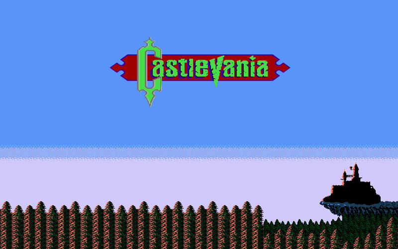 Castlevania title screen