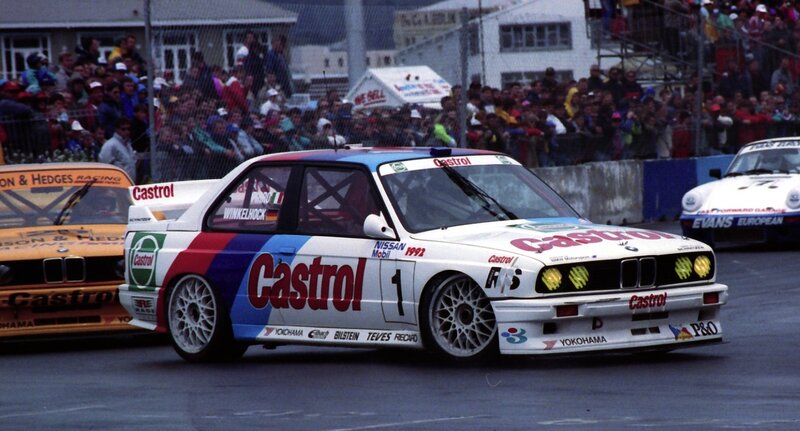 Castrol BMW race car on track