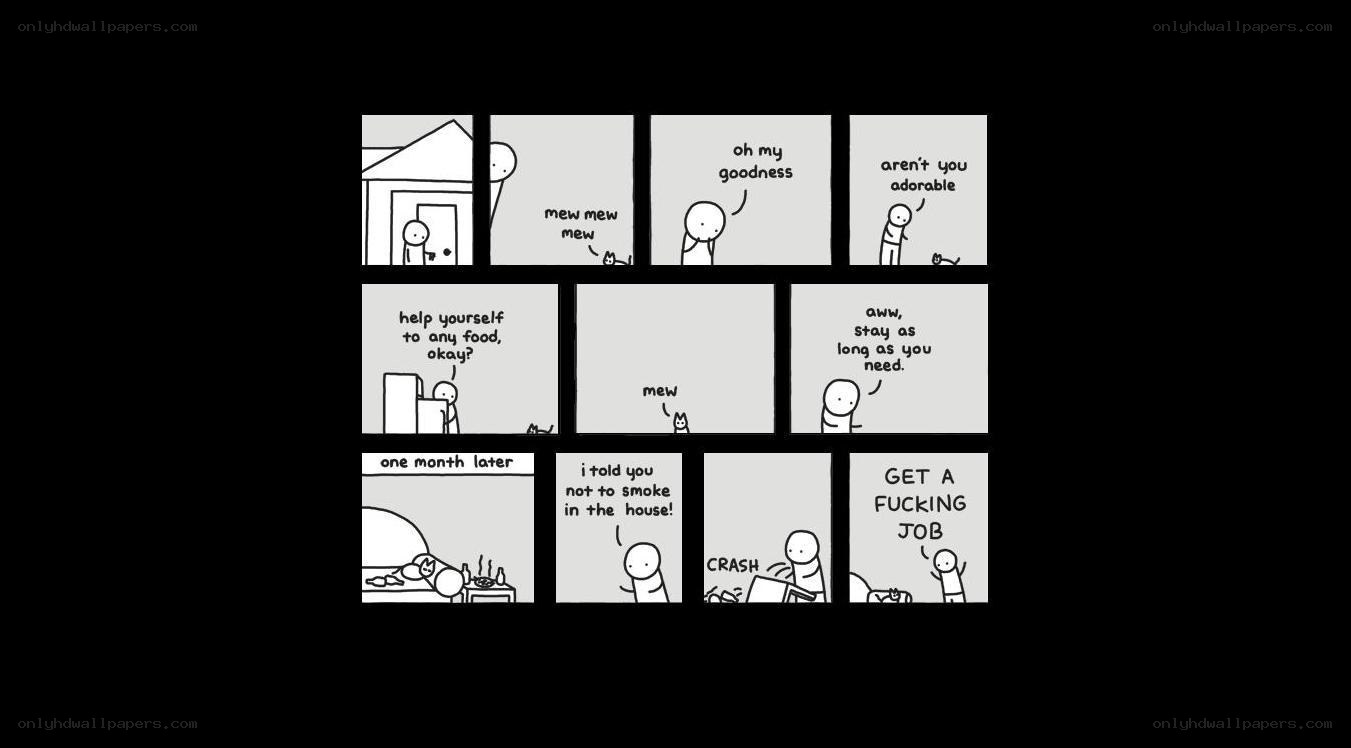 cat adoption comic