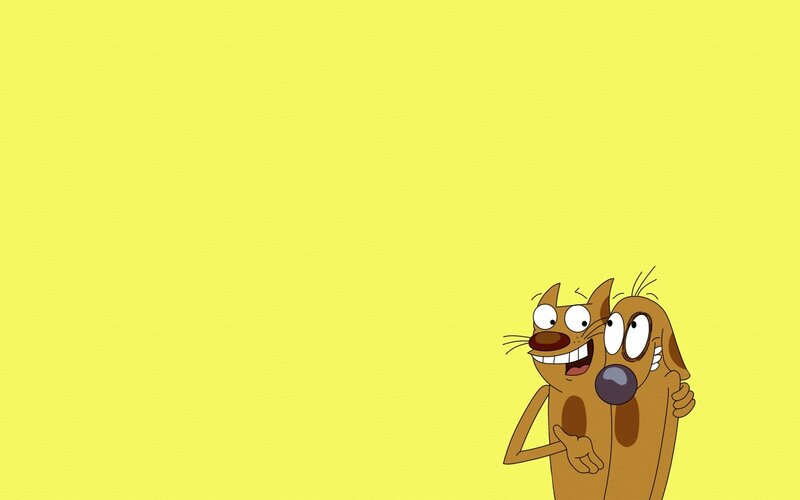 Cat and dog cartoon characters