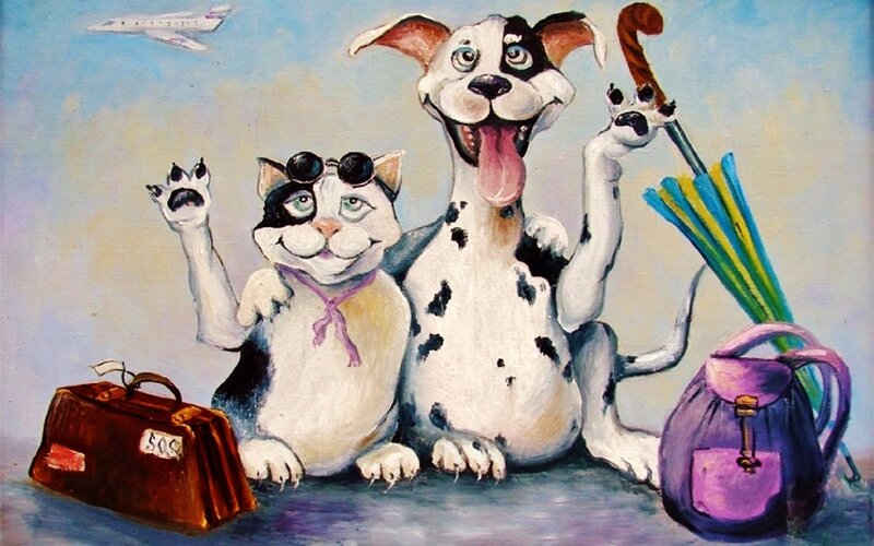 Cat and Dog Travelers