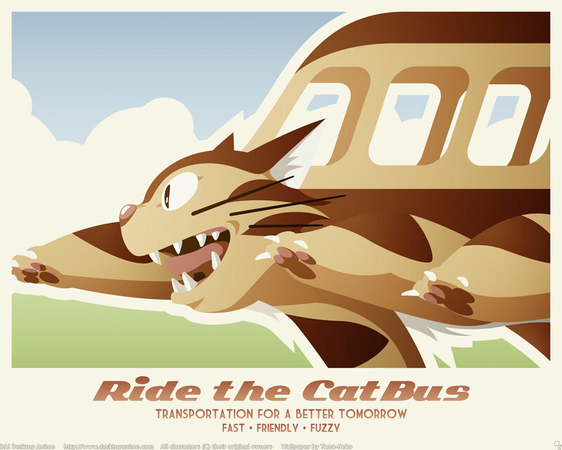 Cat Bus in Flight