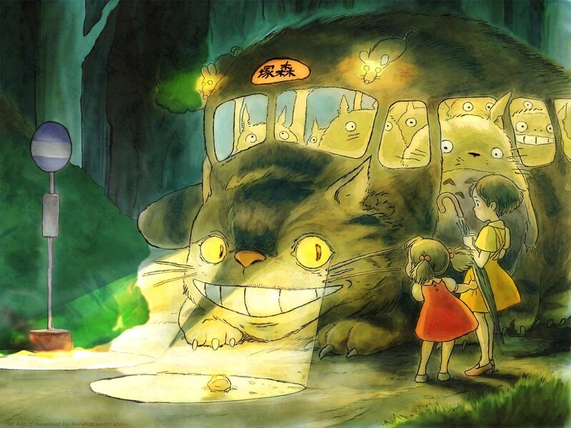 Cat Bus with Children