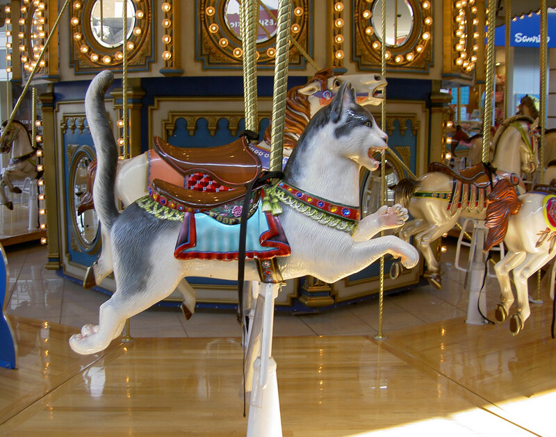 Cat Carousel Figure