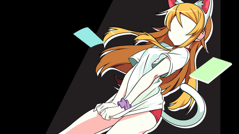 cat-eared anime girl character