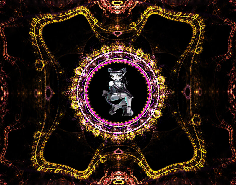 Cat-eared Character in Armor