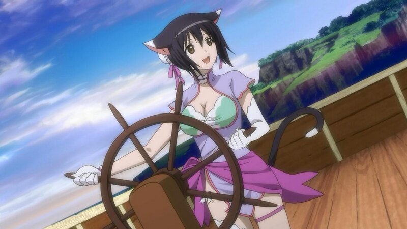 Cat-eared Girl at Helm