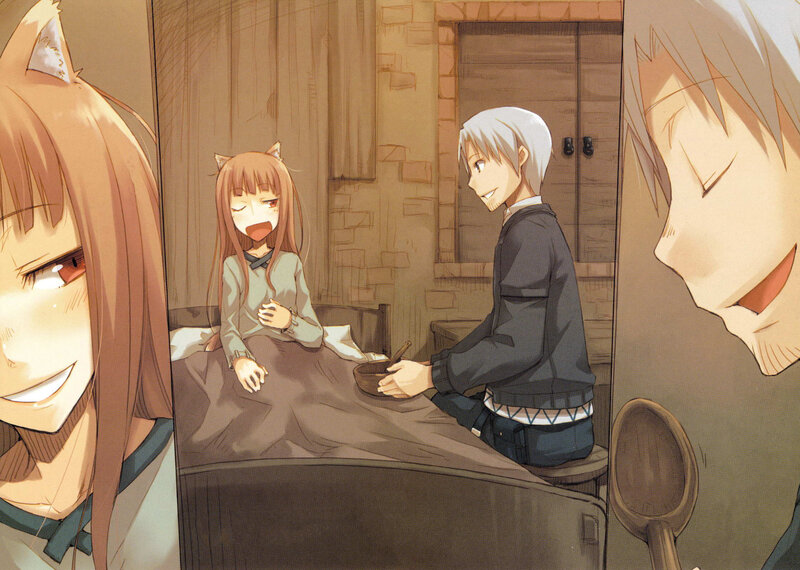 Cat-eared Girl in Bed — Brown