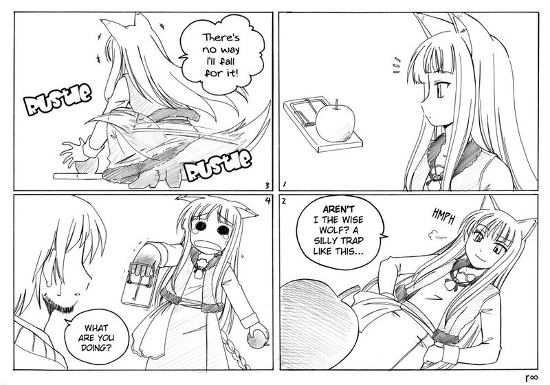 Cat-eared Girl in Comic