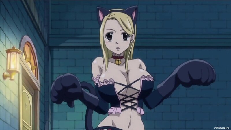 cat-eared girl in costume