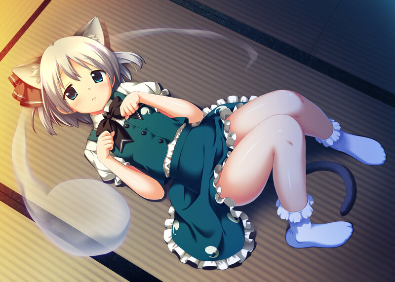 Cat-eared Girl in Dress