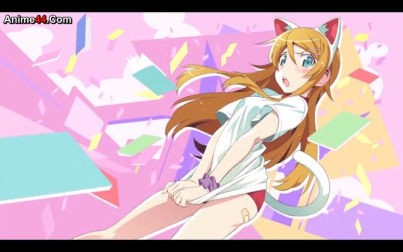 cat-eared girl in school uniform