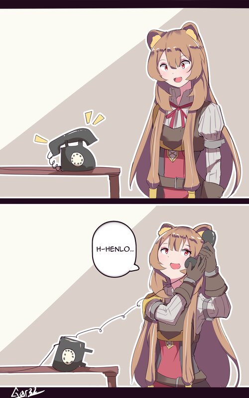 Cat-eared Girl on Phone