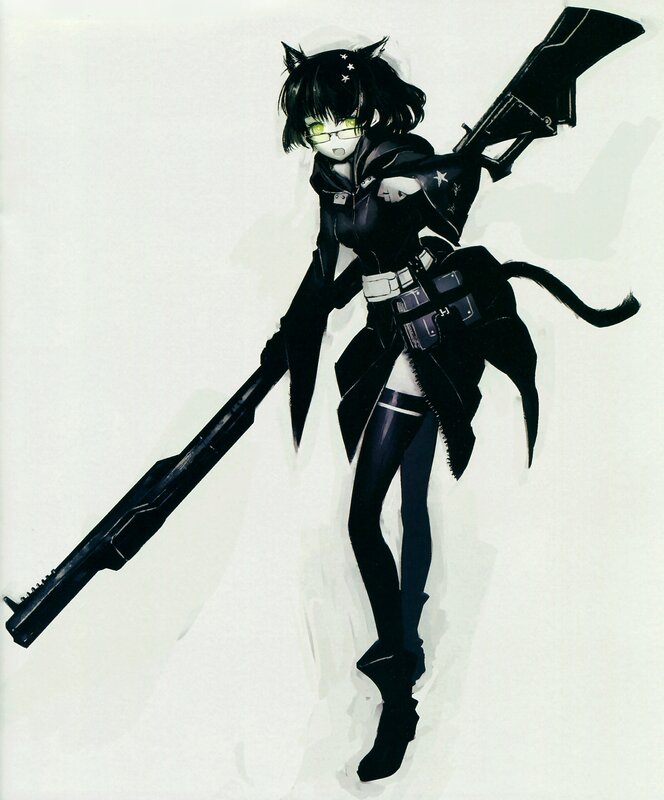cat-eared girl with rifle