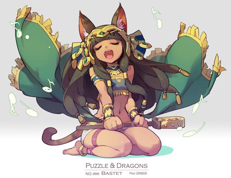 Cat-eared Girl with Wings