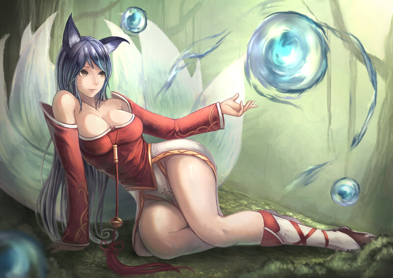 Cat-eared Woman with Magic