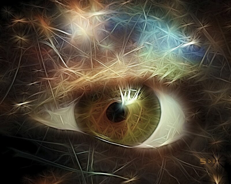 Cat Eye Fractal Art