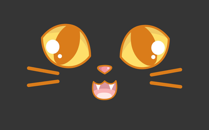 Cat Face Illustration