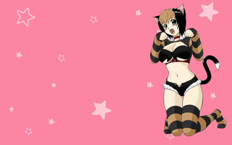 cat girl anime character