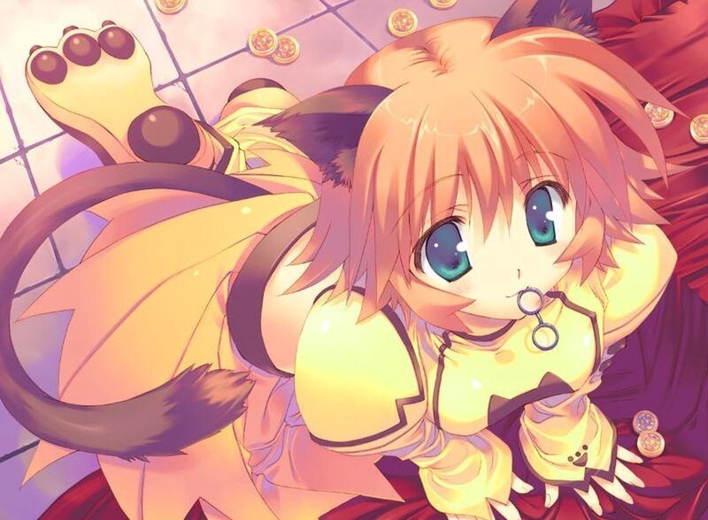 cat girl anime character