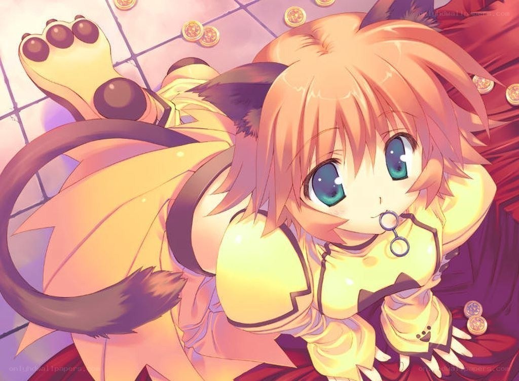 cat girl anime character