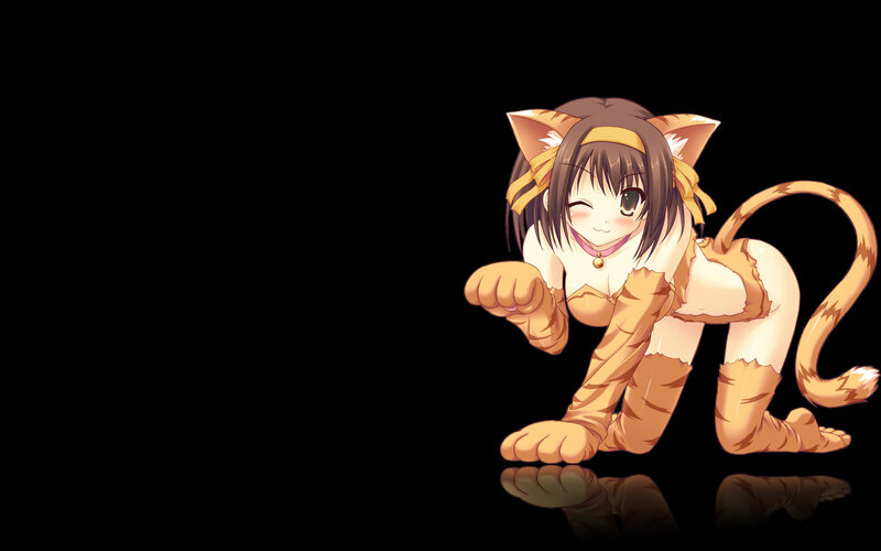 cat girl character art