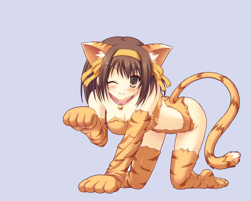 cat girl character illustration