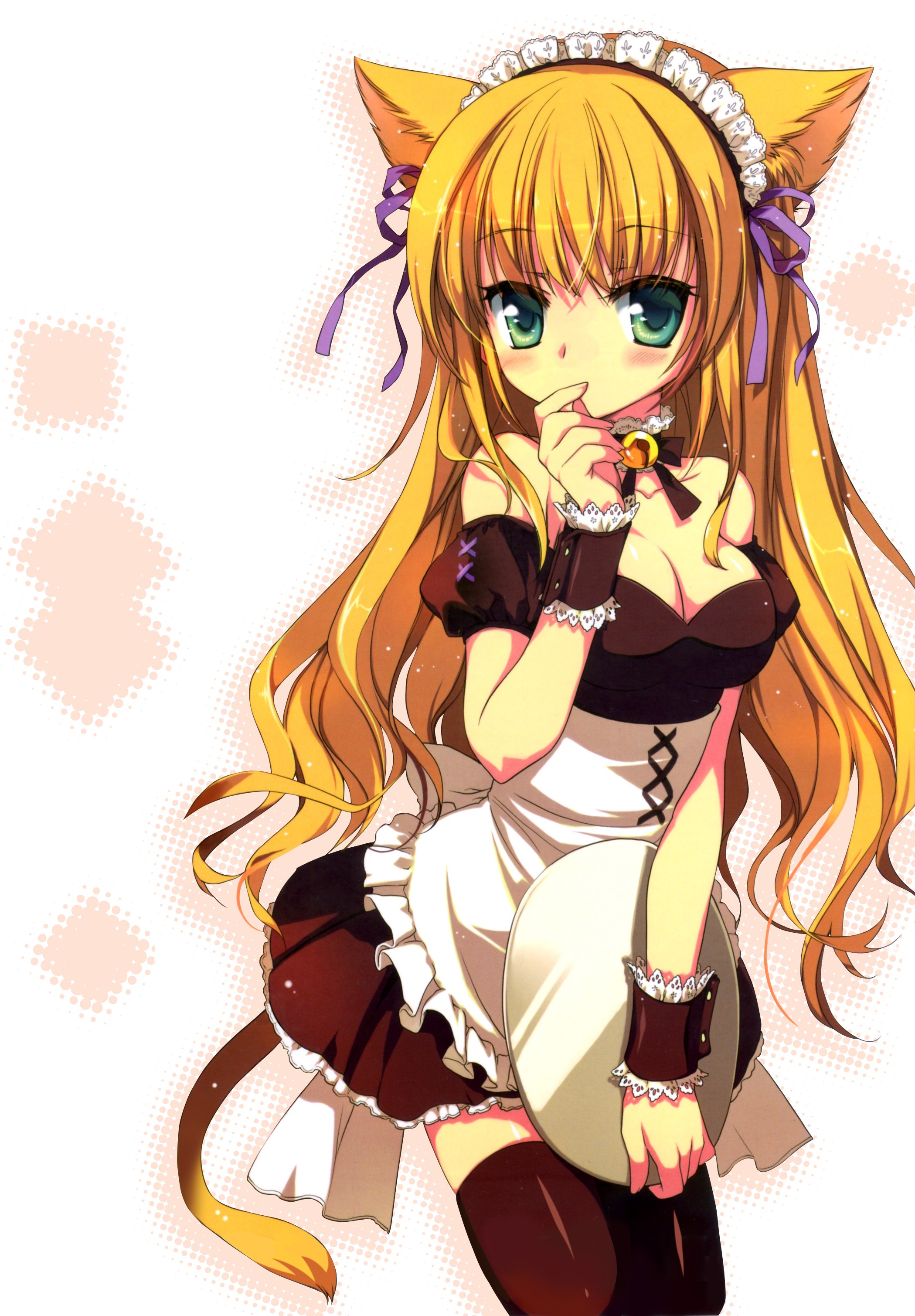 cat girl maid character