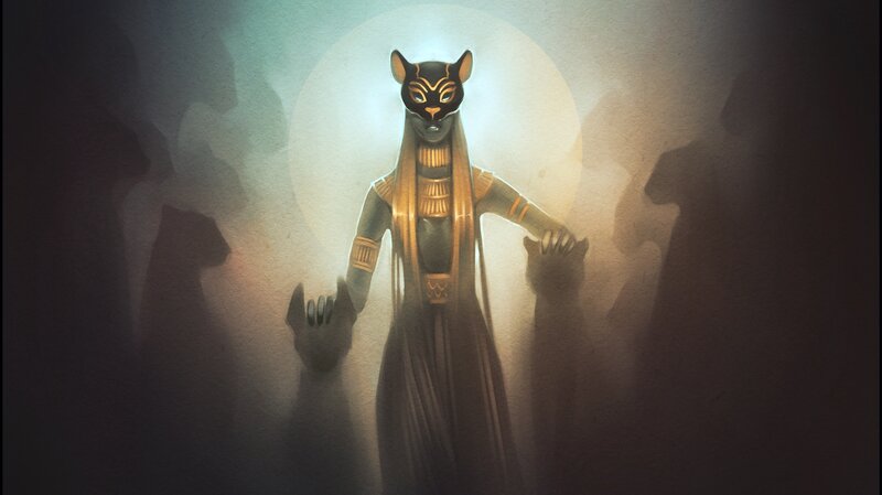 Cat-headed Deity