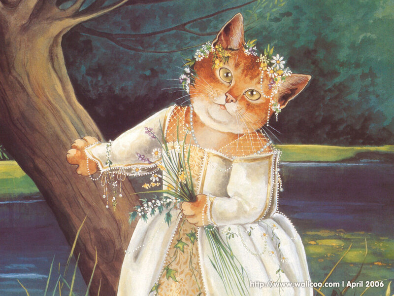 Cat in a Dress