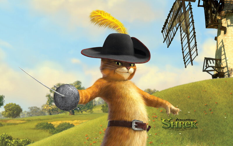 Cat in a Hat with Sword