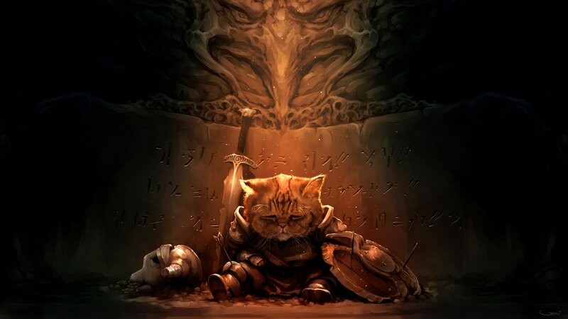 Cat in Armor — Brown