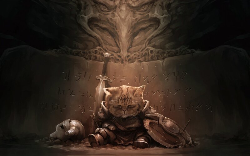 Cat in Armor