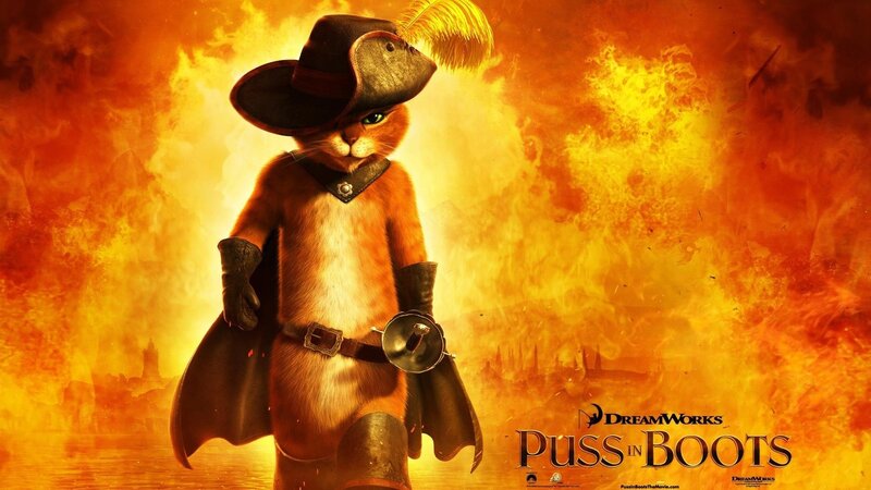 Cat in Boots — Orange, Dramatic