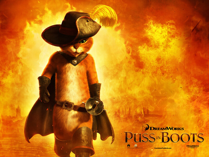 Cat in Boots — Orange