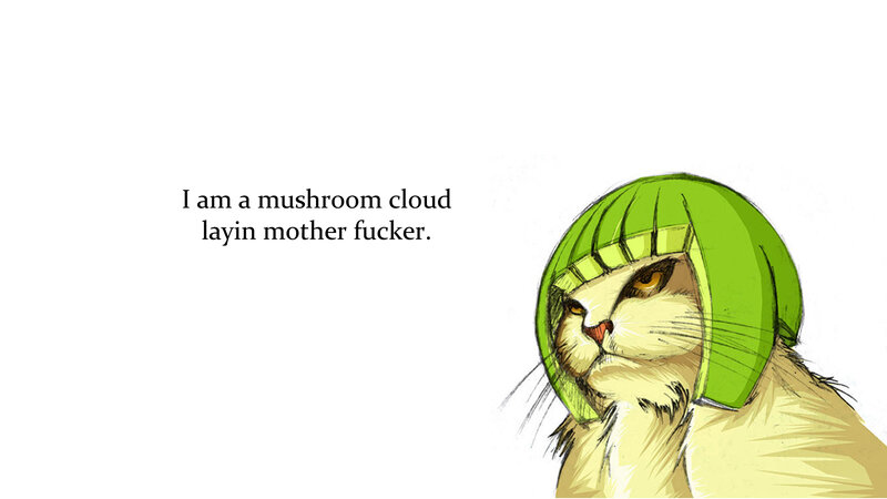 cat in green hat meme