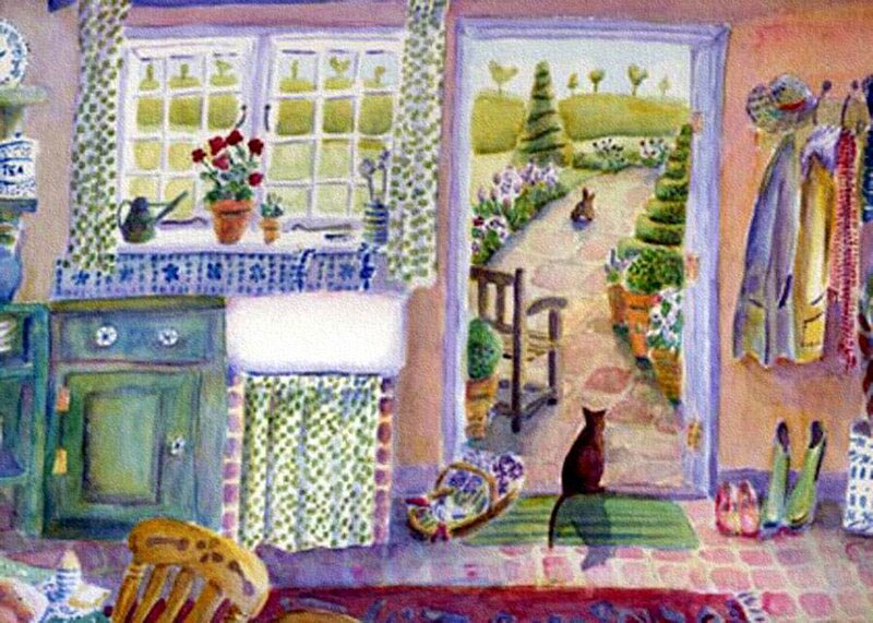 Cat in Kitchen