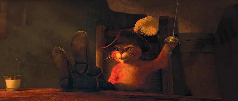 Cat in Pirate Hat — Orange