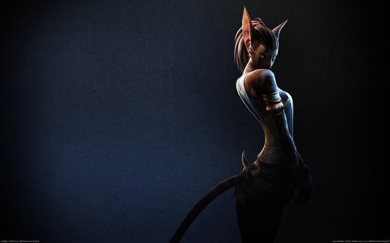 Cat-like Character — Black