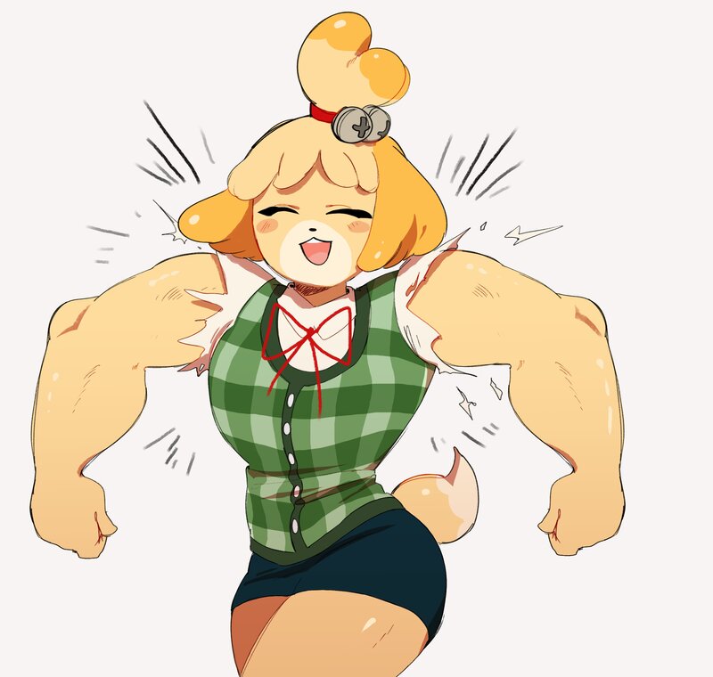 Cat-like Character Flexing