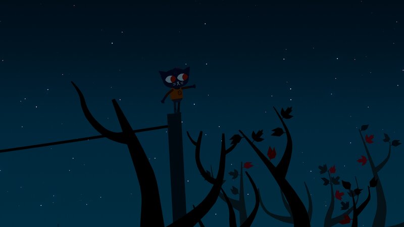 Cat-like Character on Pole