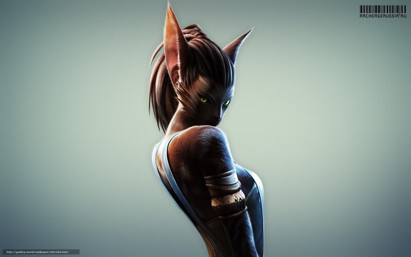 cat-like character portrait